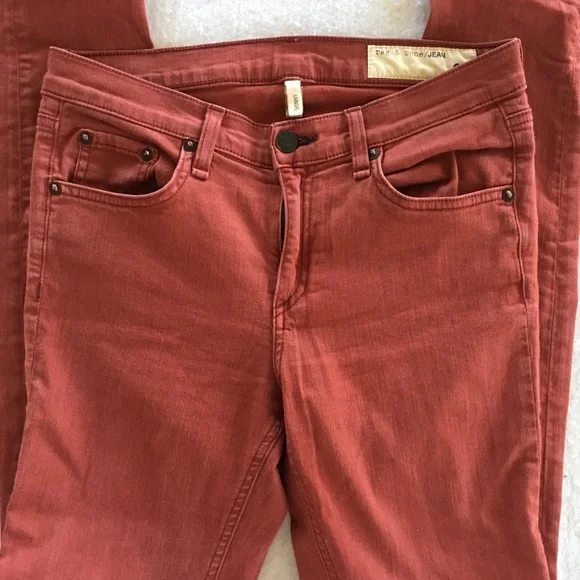 Rag & Bone skinny clay colored denim jeans - Picture 4 of 9